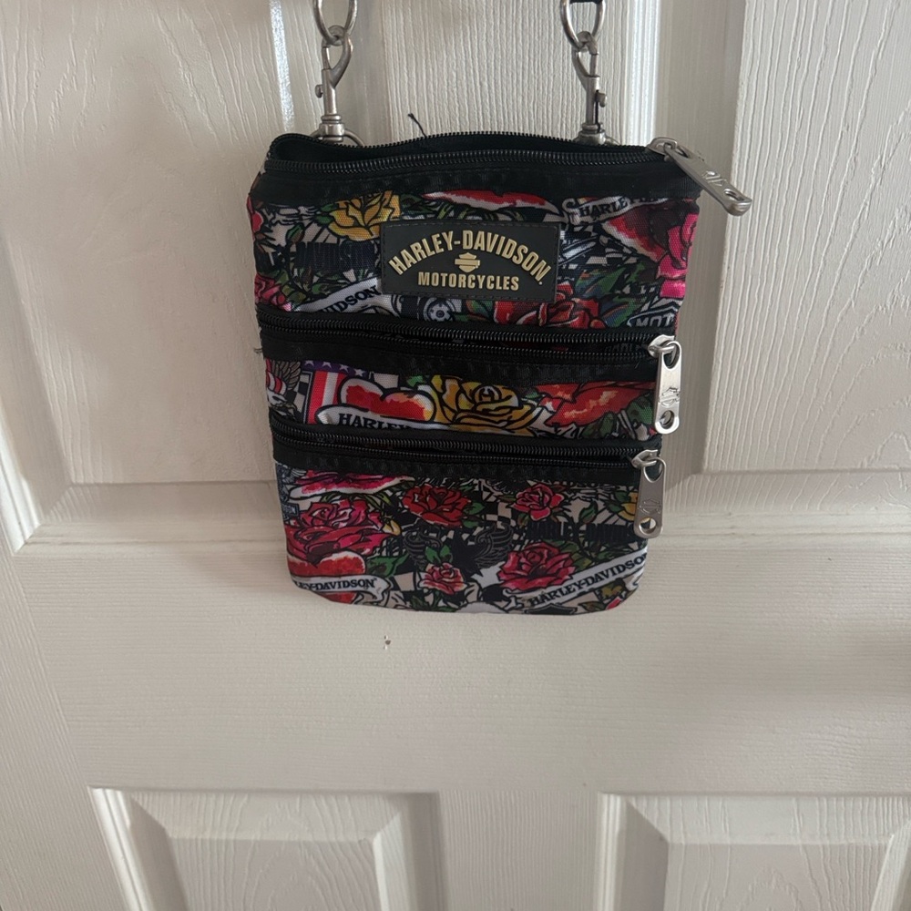 Harley Davidson  Floral Crossbody Bag - Unbranded